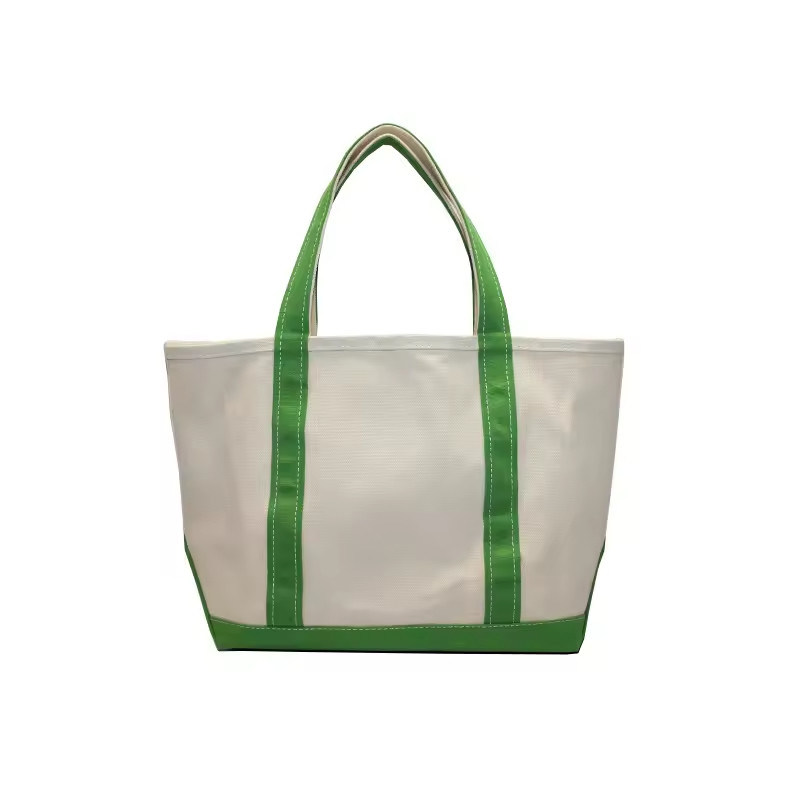 Übergroße, umweltfreundliche Baumwoll-Tote-Tasche mit individuell gedrucktem Logo