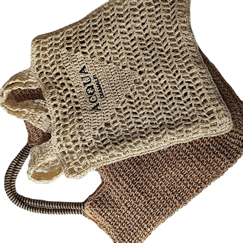 Handgestaltete, kundenspezifische, Raffia Stroh gewebte Tote-Tasche, Luxus-Trend-Strandtasche für den Urlaub