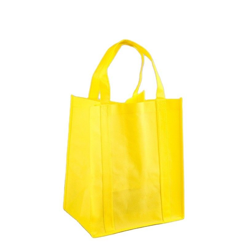 Custom Logo gedruckte Nonwoven Stoff Tote Bag für Lebensmittelgeschäfte und Werbung