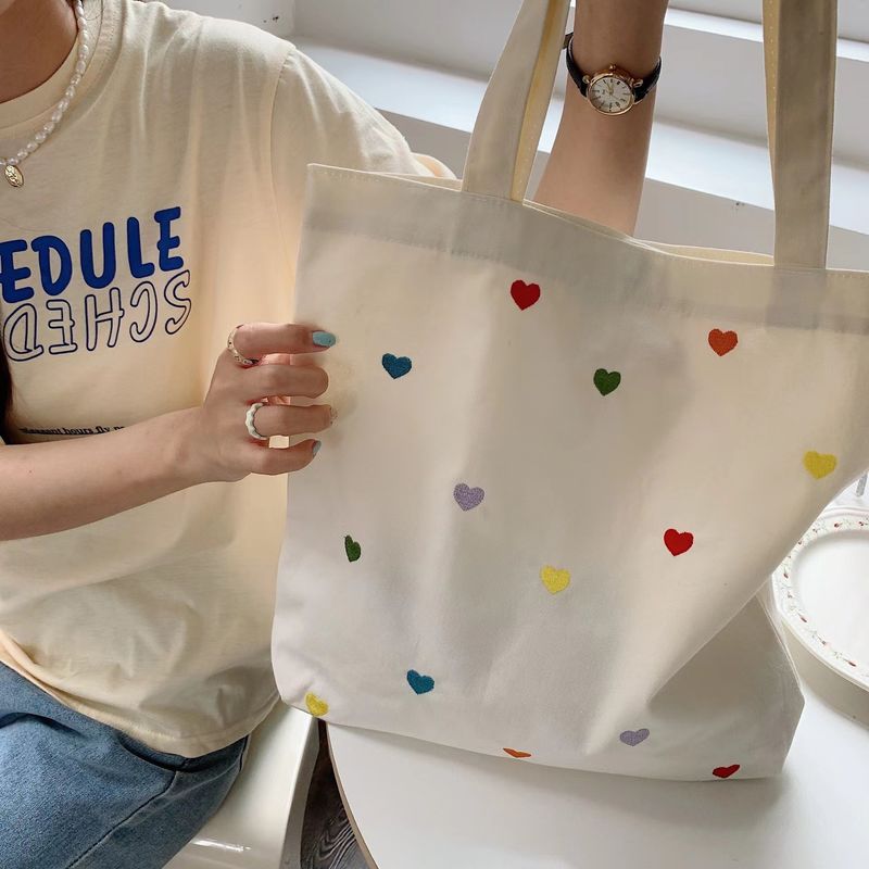 Handtasche aus gestrickter Leinwand für Frauen mittelgroße, langlebige Handtasche
