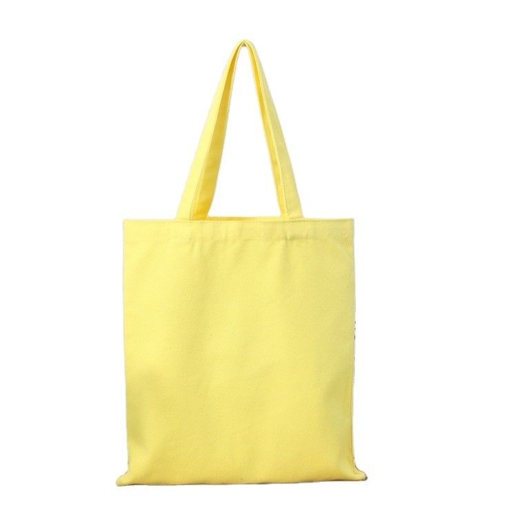 Custom wiederverwendbare Einkaufstaschen aus Leinwand, Baumwoll-Tote-Taschen mittlere Größe mit umweltfreundlichem Design
