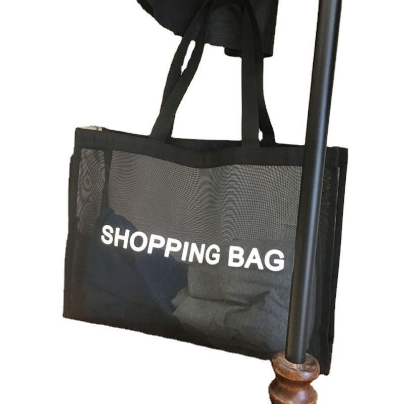 Maschen-Einkaufstüte Sommer Großkapazität Umwelt-Strandtasche Fitnessstudio Yoga Schulter-Tote-Tasche