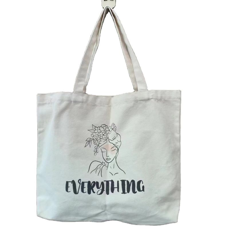 Personalisierte Baumwoll-Tote-Tasche für das tägliche Schulleben und umweltfreundlich