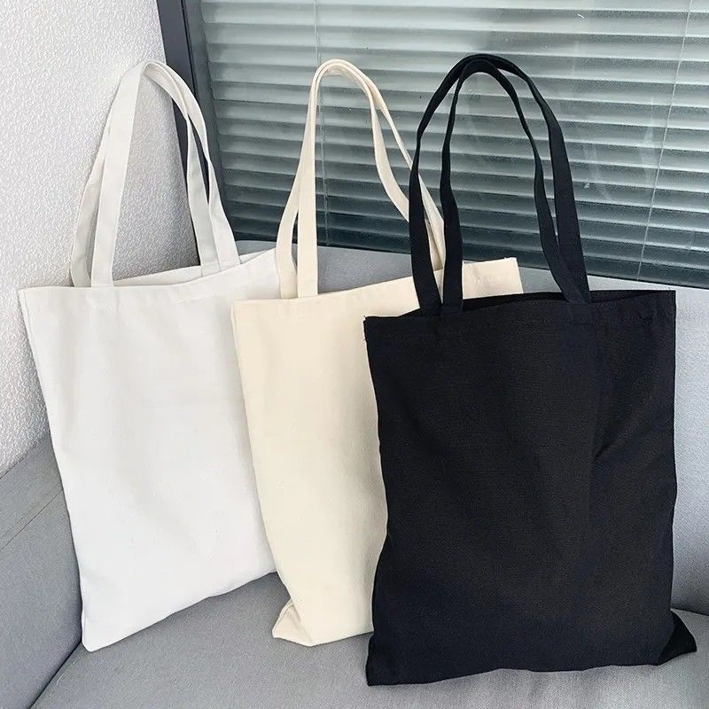 12oz Original Baumwolle Leinwand Plain Tote Bag mit individuellem Logo Eco Friendly Totebag
