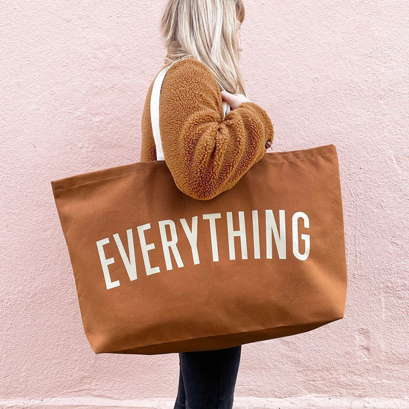 Handheld Style Leinwand Lebensmittel Tote Tasche perfekt für Ihre und die Umwelt zu fördern