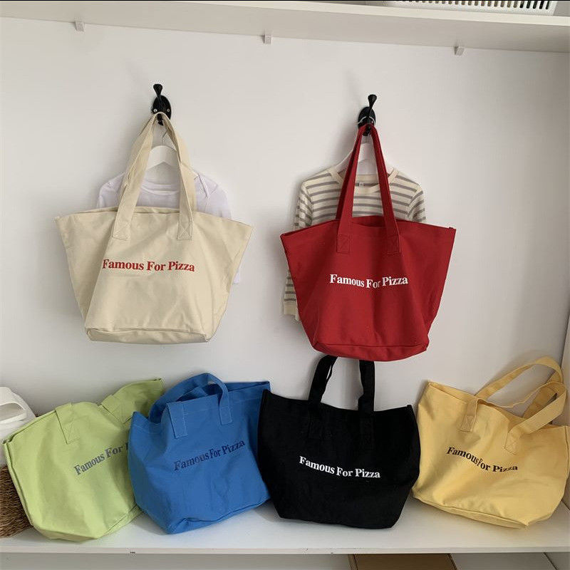Tägliche Schule Leinwand-Tote-Tasche zum Einkaufen Praktische und vielseitige Design