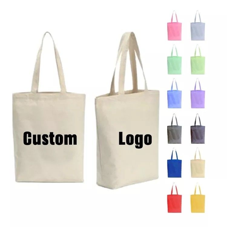 Wiederverwendbare Winkel-Baumwolltaschen Personalisierte Leinwandtaschen mit individuell gedrucktem Logo