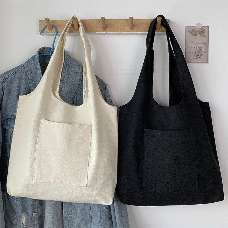 Custom Logo Leinwand Einkaufstüte Bio-Baumwolle Tote-Tasche und neueste Modestyl